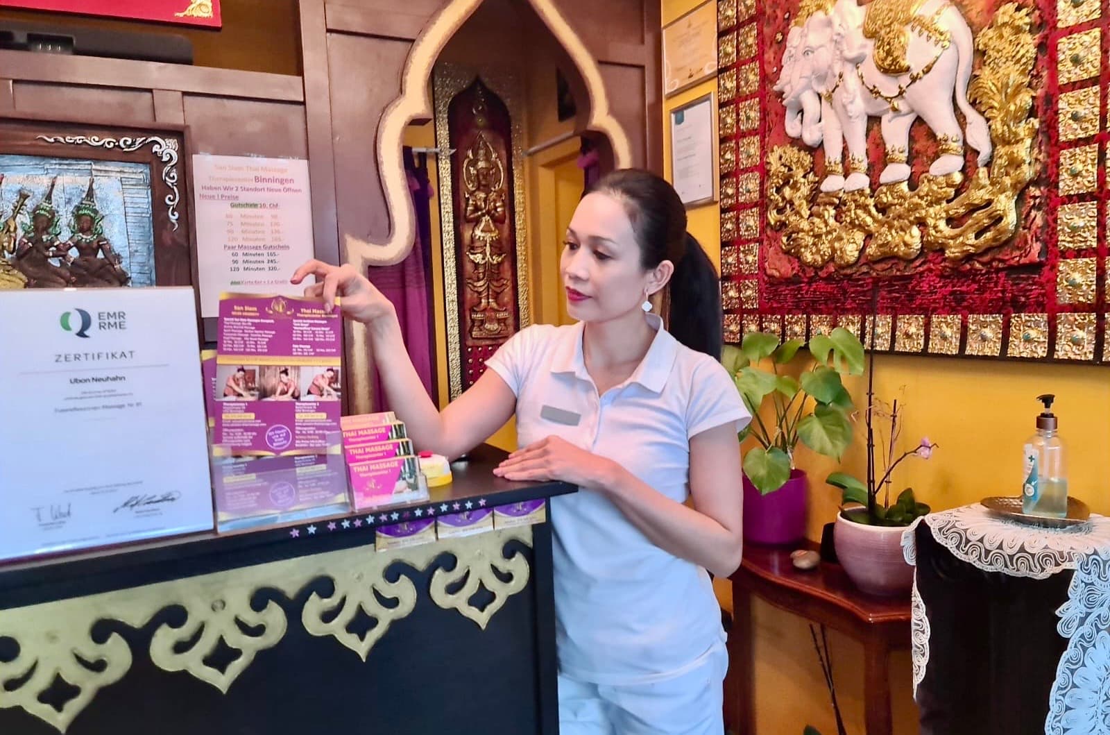 Therapiecenter SanSiam Binningen Krankenkasse anerkannt Zusatz – Thai Massage in Basel