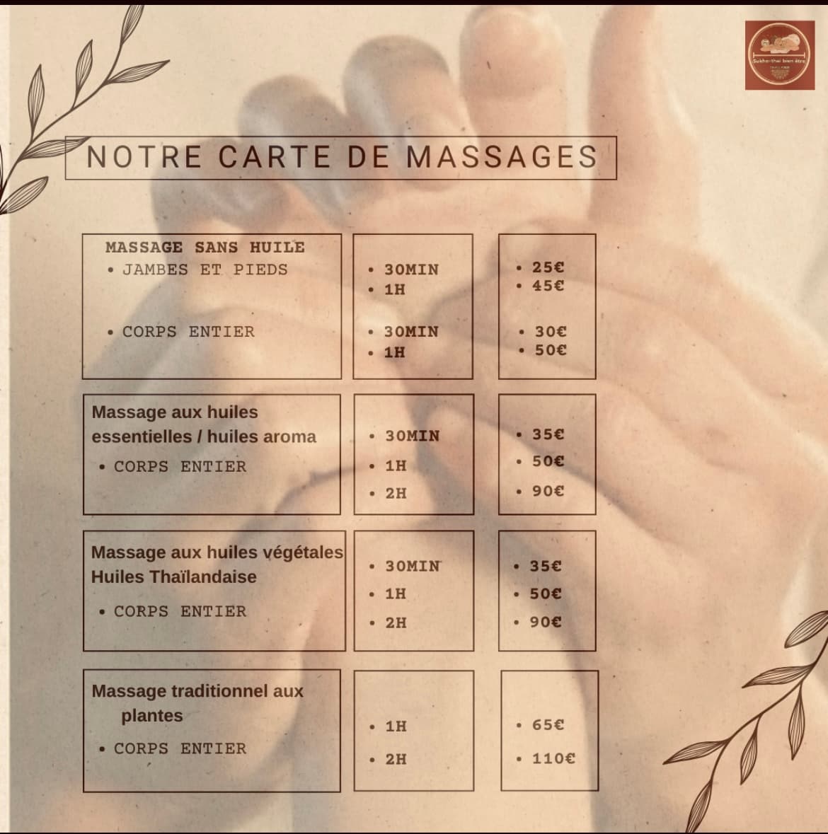 Sukho-Thaï Bien être – massage thaï in Lorient
