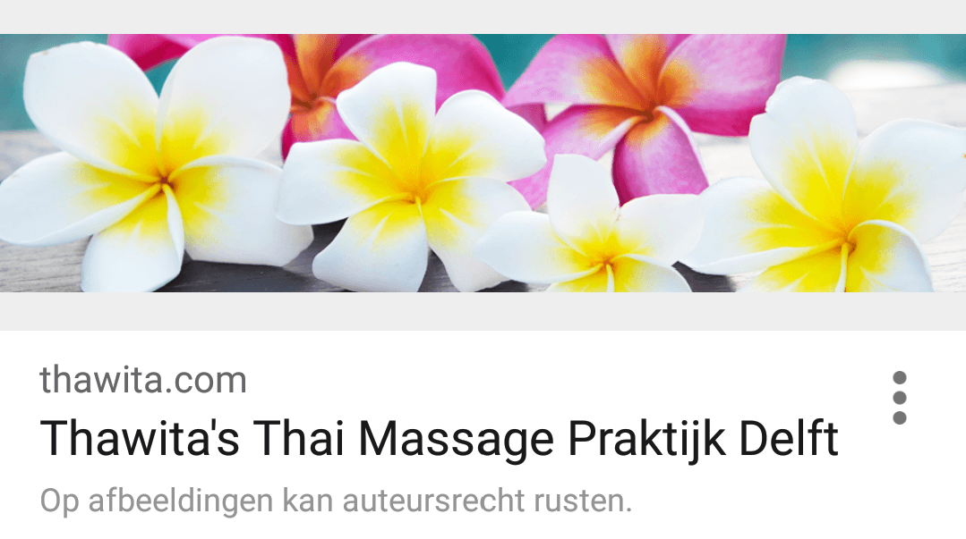 Thawita Thaise massage praktijk – Thaise massage in Delft