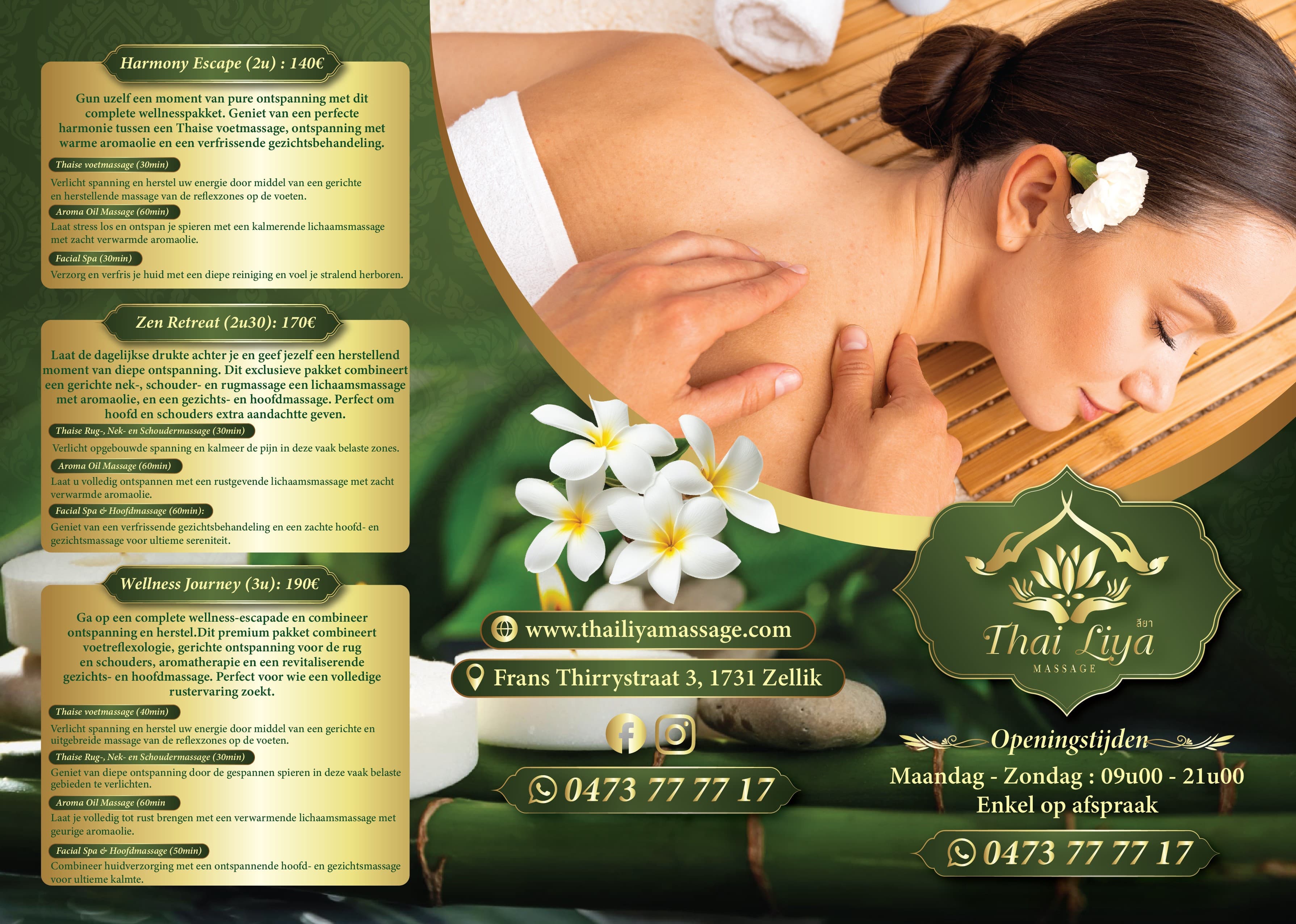 Thai Liya Massage - Zellik – Thaise massage in Molenbeek-Saint-Jean