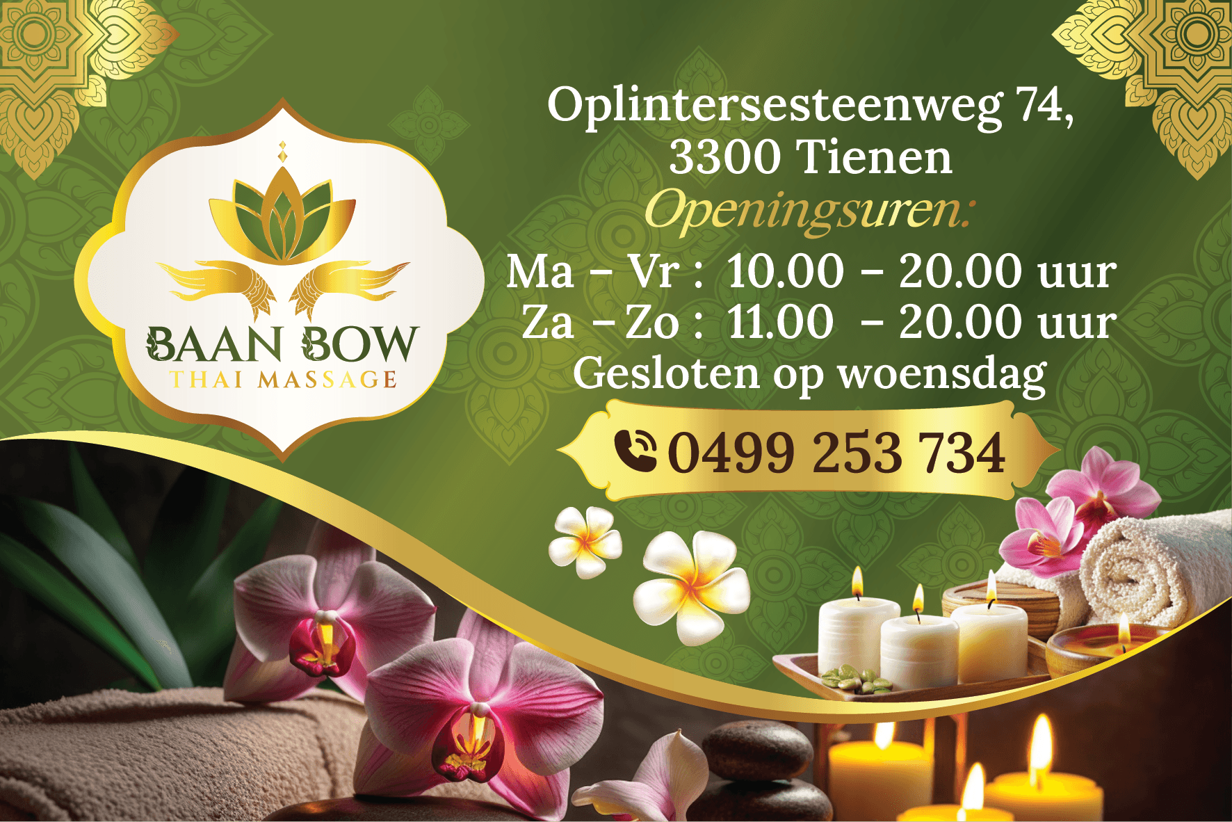Baan Bow Thai Massage Tienen – Thaise massage in Sint-Truiden
