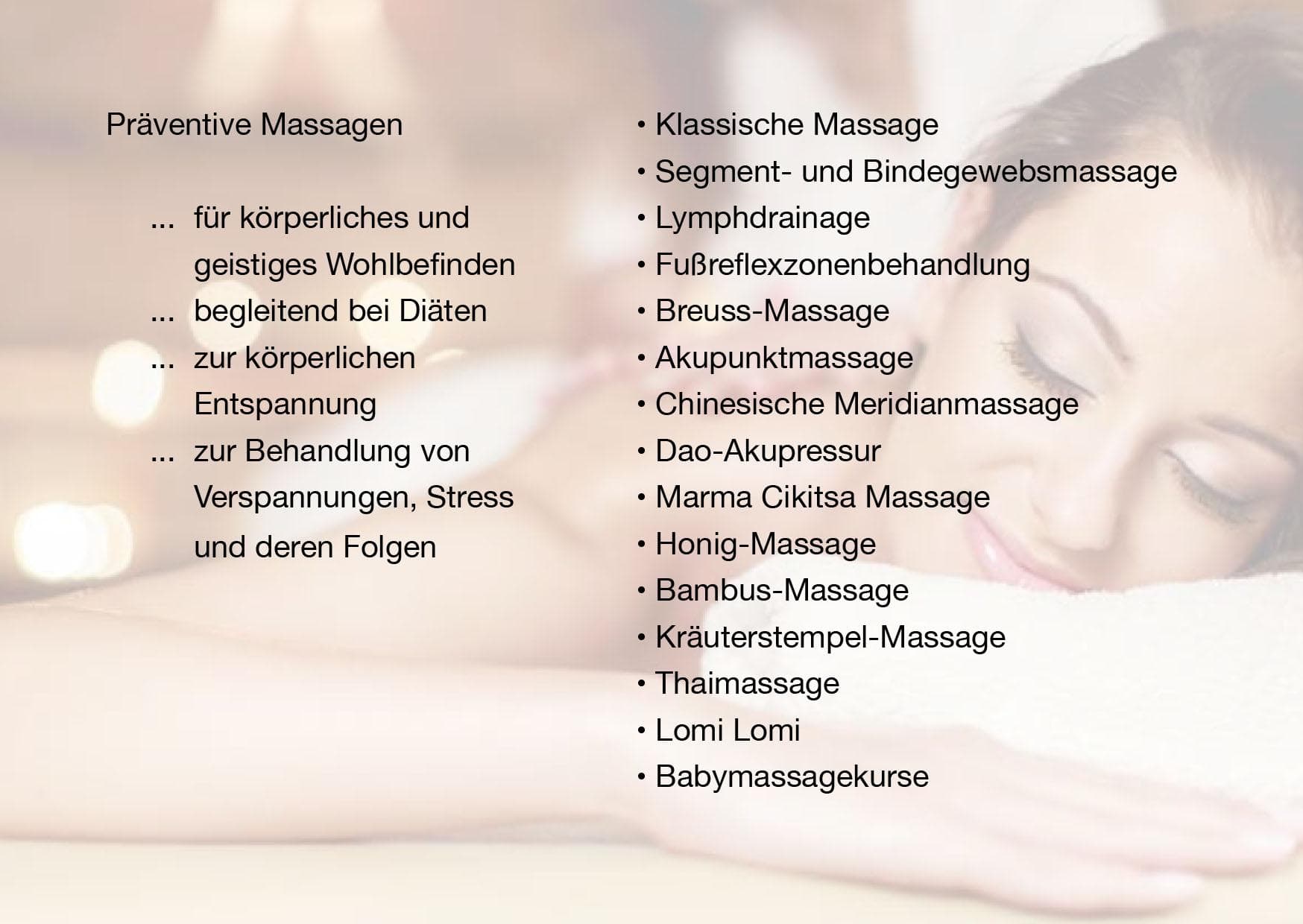 Christine Köstler Massage & Wellness – Thai Massage in Hallein