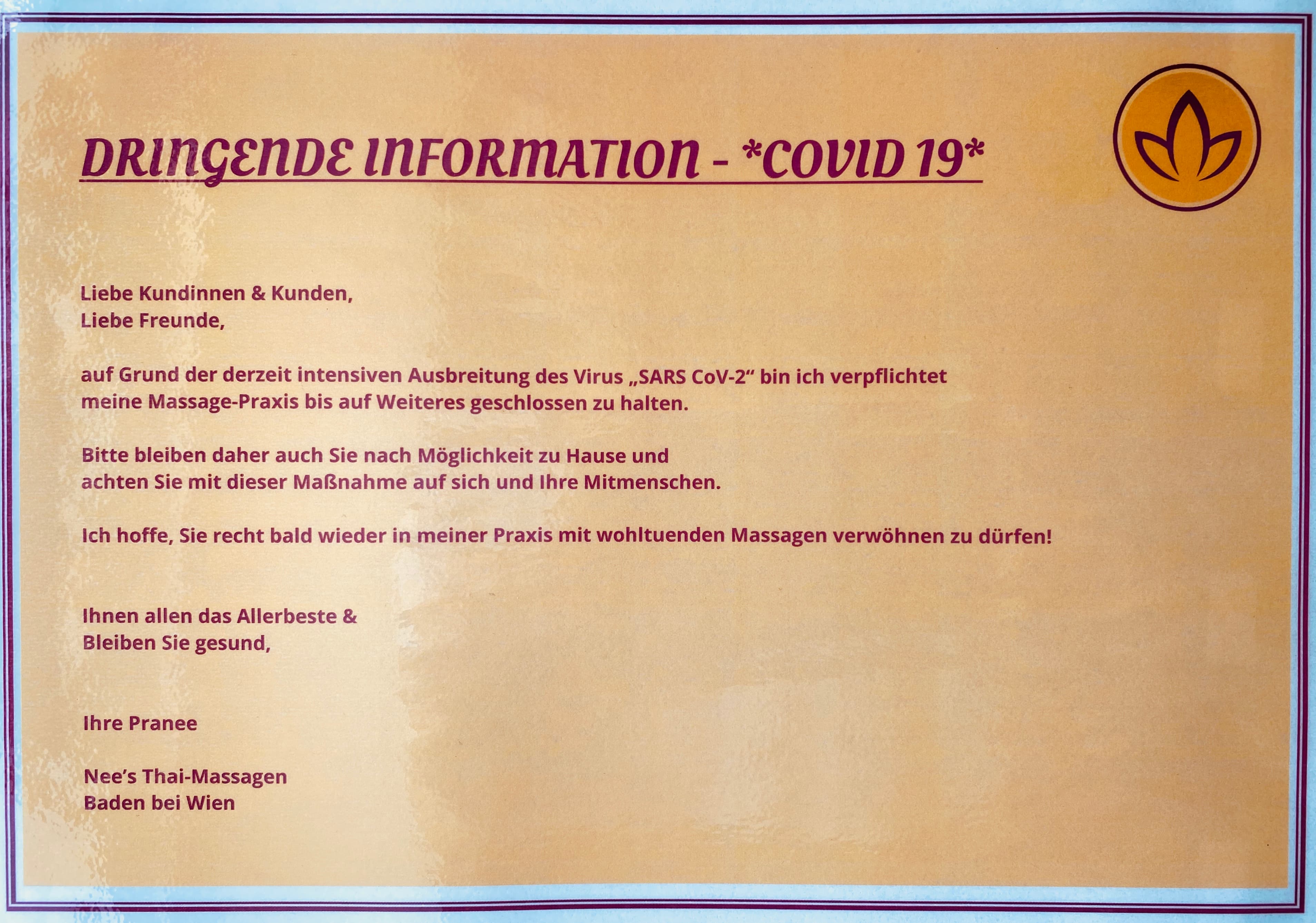 Nee's Thai-Massagen – Thai Massage in Baden
