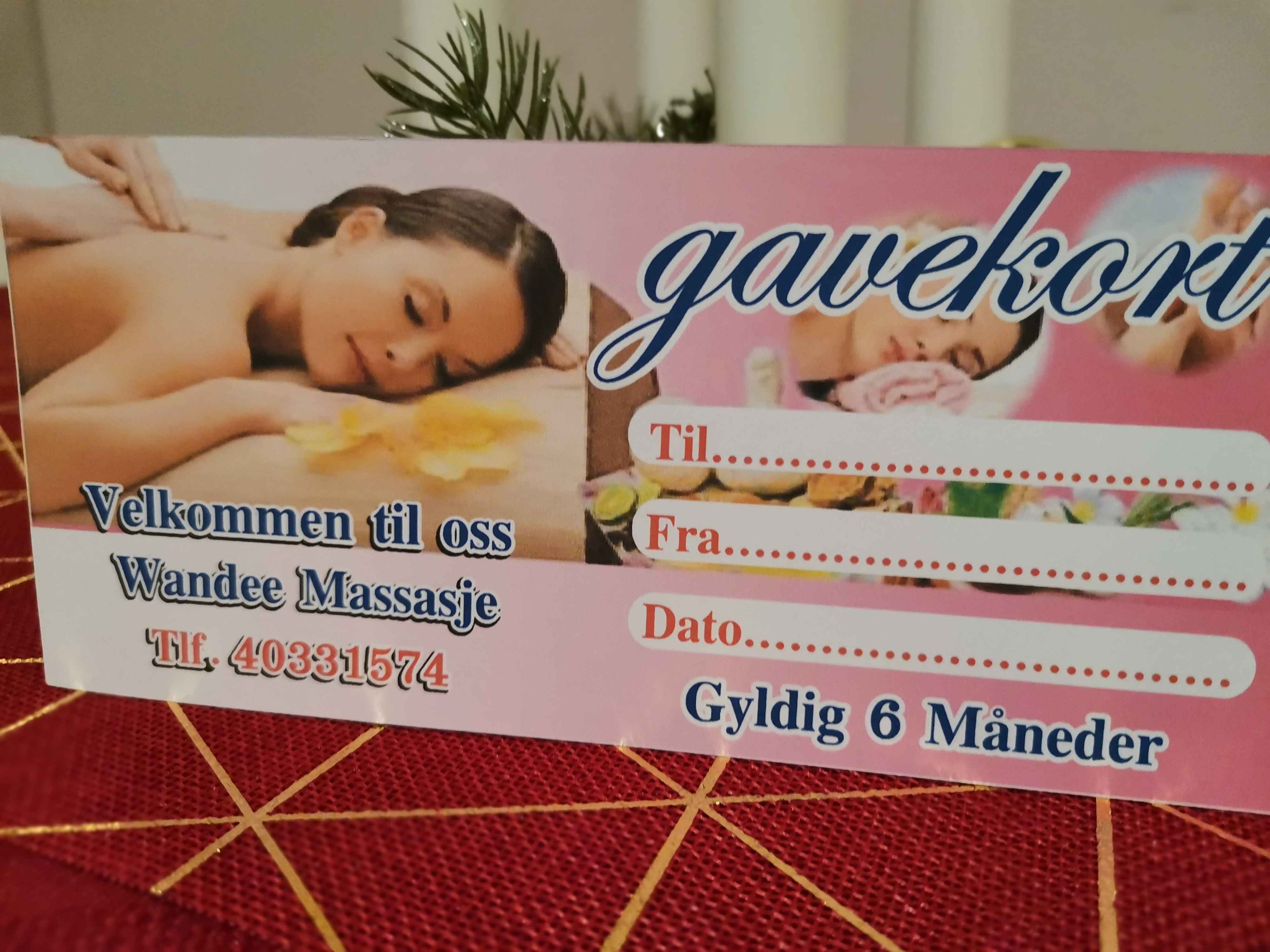Bilde 3 av Wandee Sommer Thai massasje behandling.