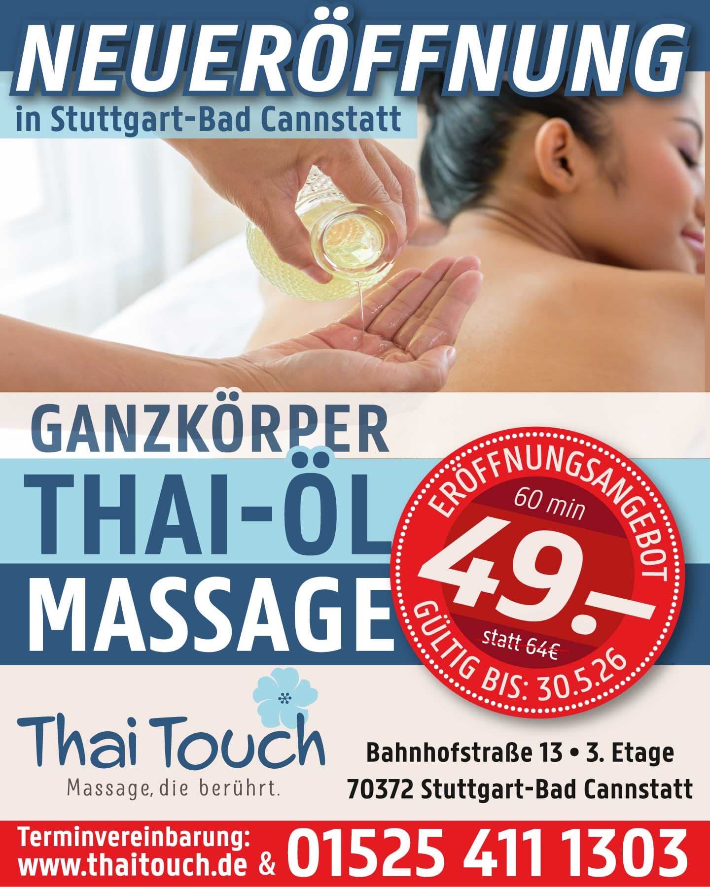 Foto 2 von Thai Touch Thai Massage Stuttgart Cannstatt