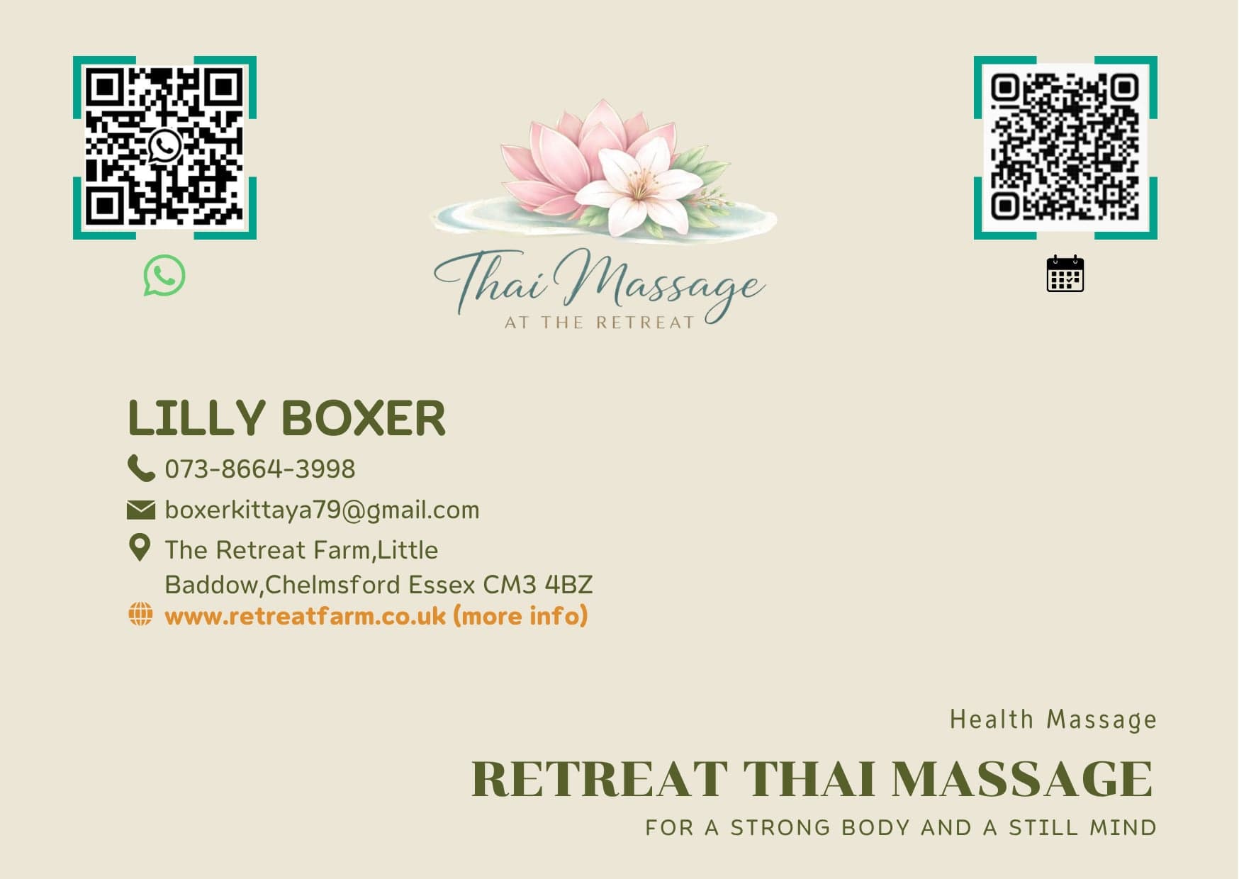 Photo 3 of Thai Massage at The Retreat Holistic Centre