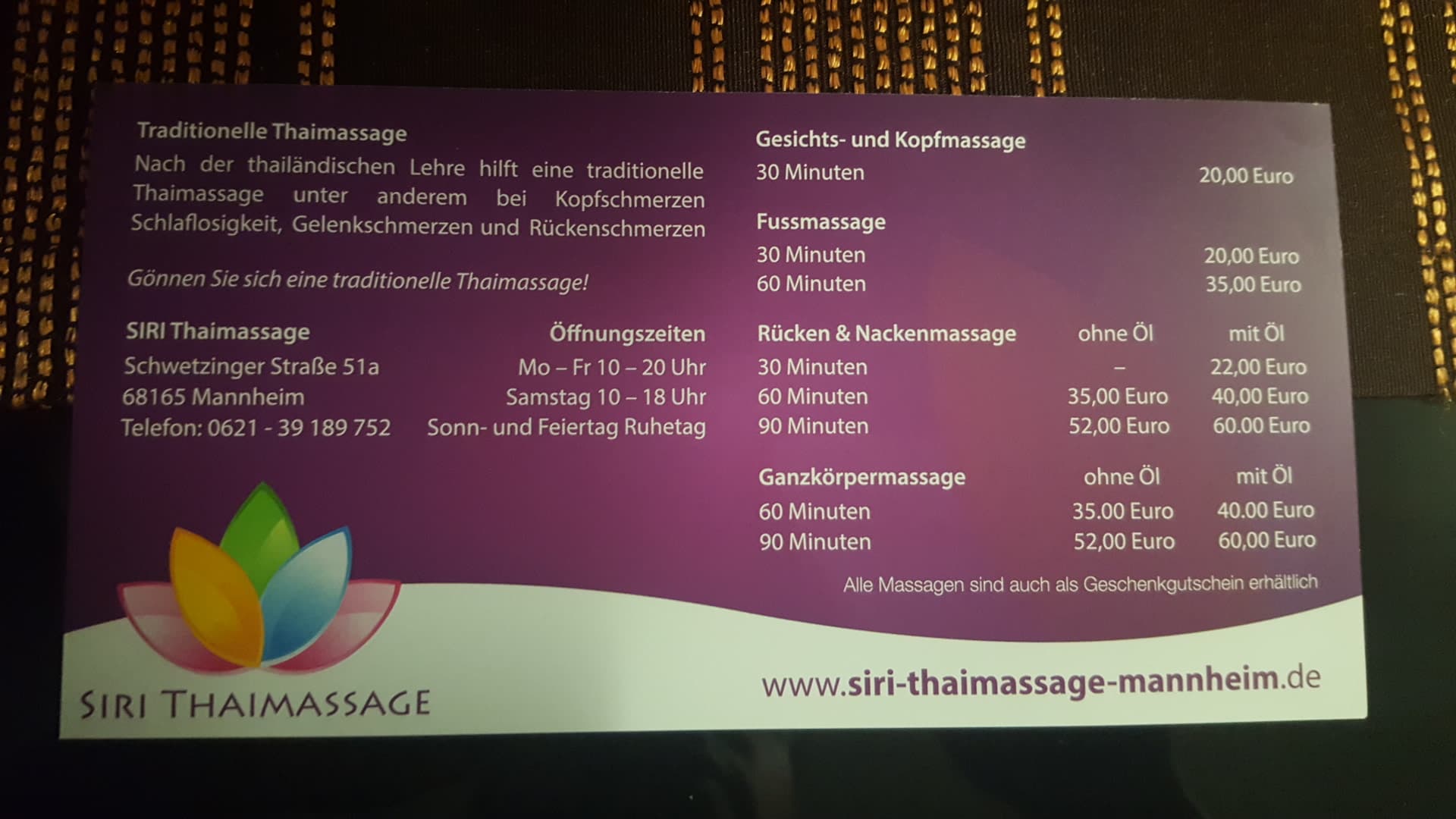 Foto 2 von Siri Thaimassage