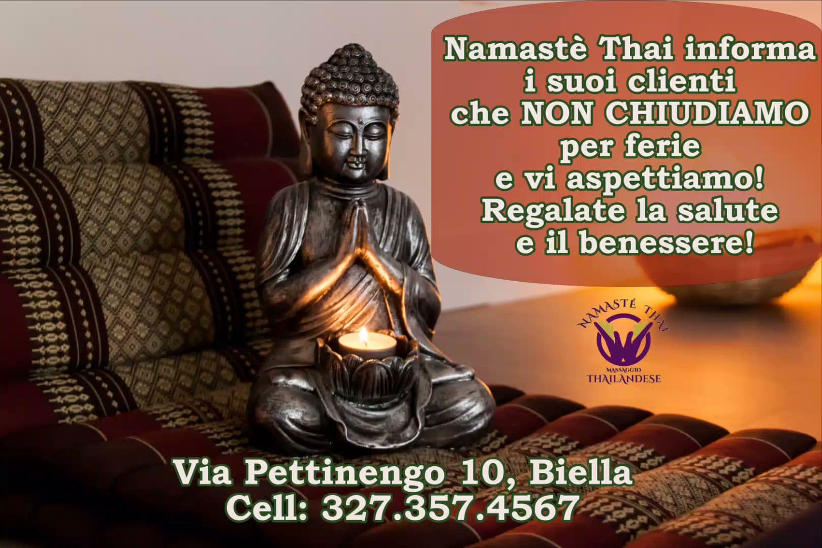 Foto 2 di Namasté Thai Massaggio Thailandese