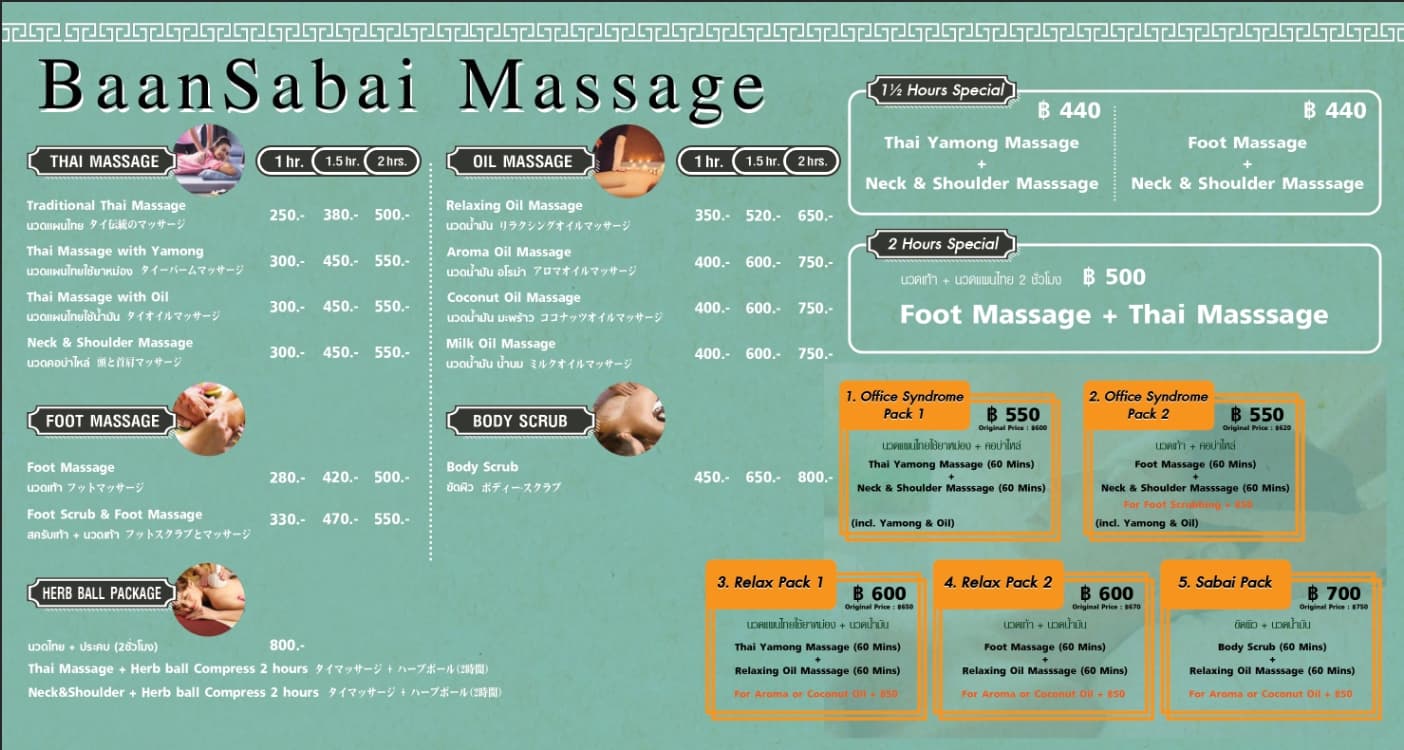 ภาพ 2 ของ BaanSabai Massage - บ้านสบาย นวดไทยสุขภาพ 반사바이마사지按摩