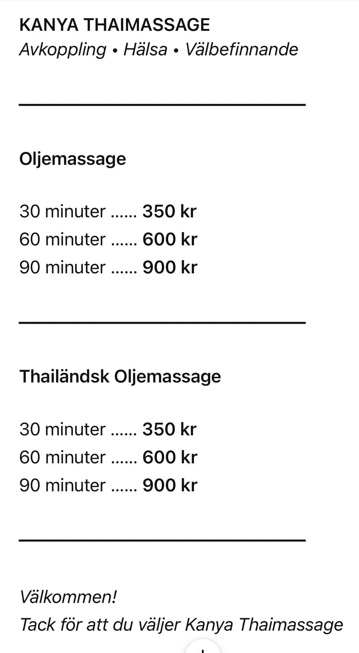 Foto 3 av Kanya Thaimassage