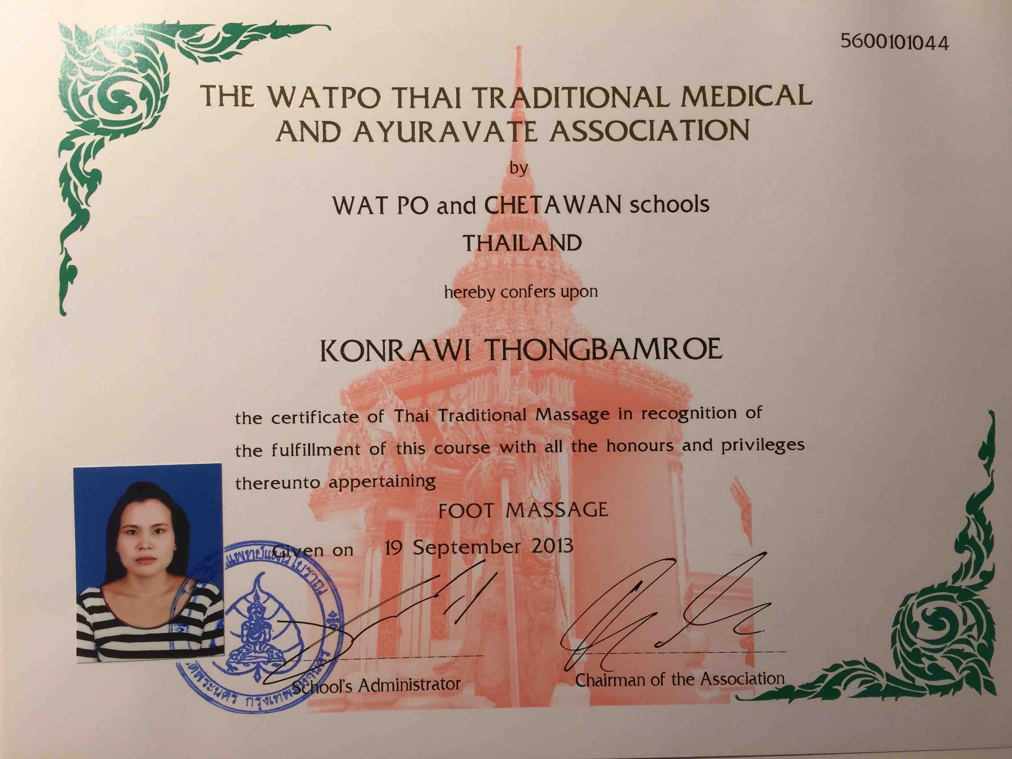 Foto 2 von Konrawi Thai Massage
