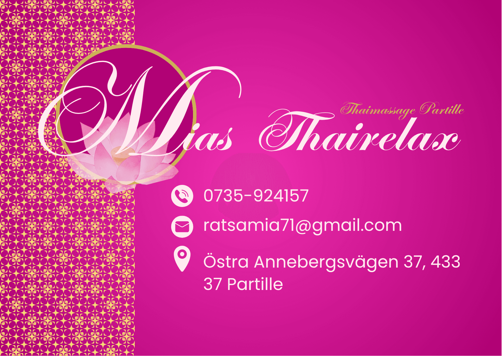 Foto 2 av Mias Thairelax | Thaimassage Partille