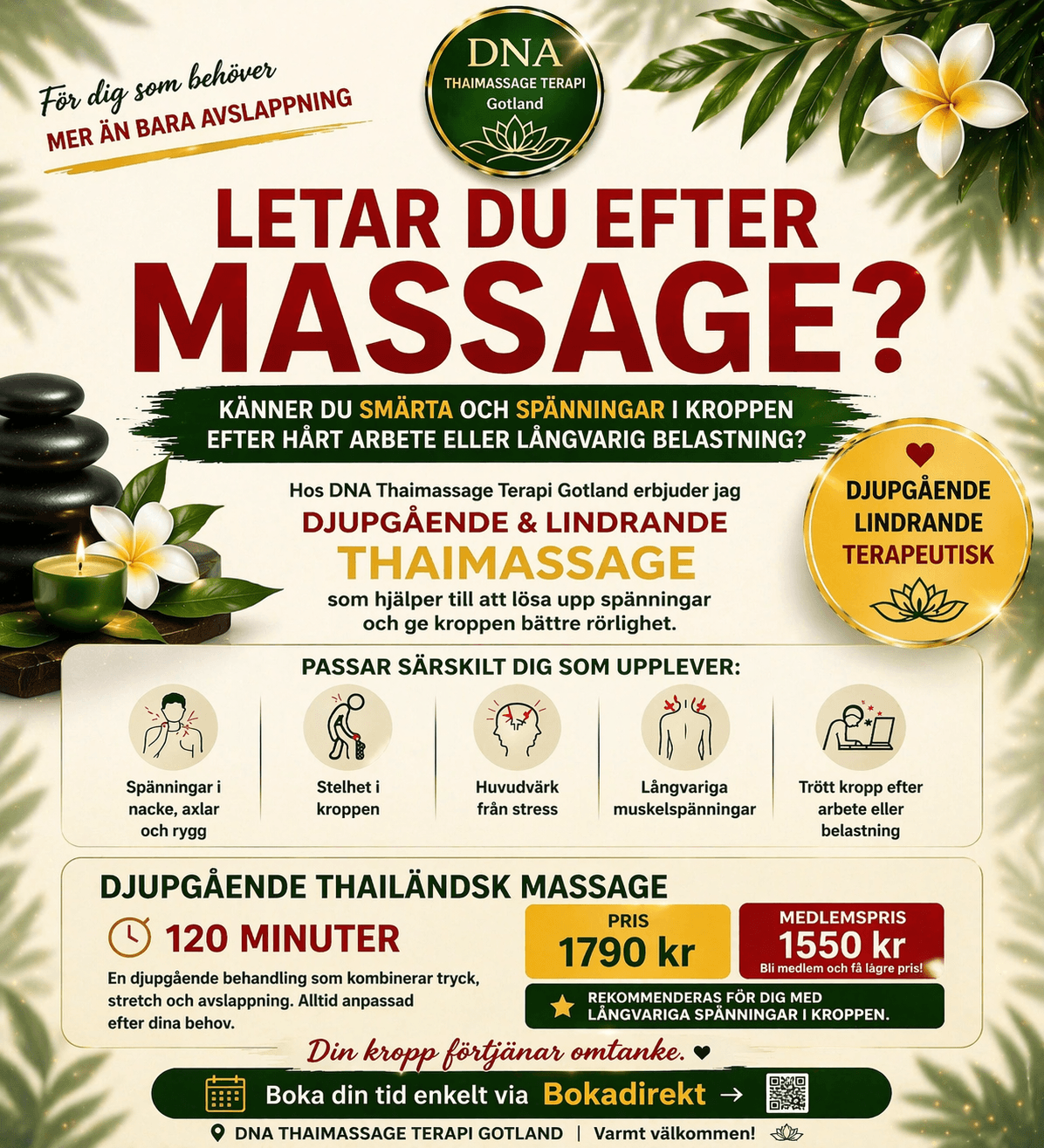 Photo 2 of DNA thaimassage terapi Gotland
