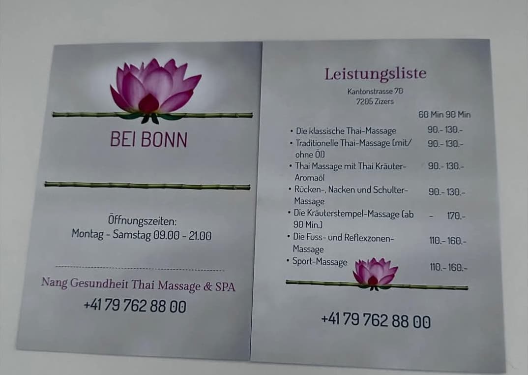 Foto 2 von Nang Thaimassage Gesundheit & Spa